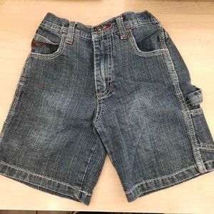LIKE NEW!!! Boy's NO OUTLET Carpenter Jean Shorts (4T) Black Denim
